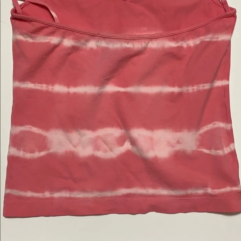 NWT Ralph Lauren pink tie dye backless top size: L